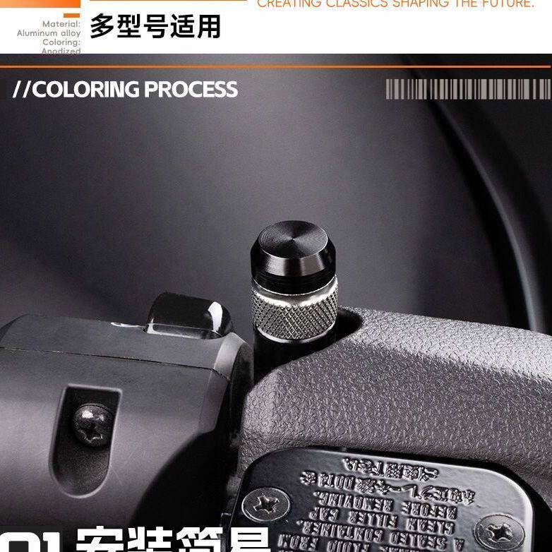 电动踏板摩托车后视镜M8M10螺丝改装镜座孔堵反光镜座螺丝塞