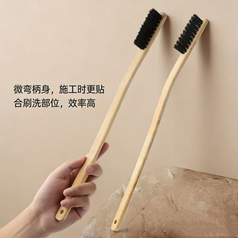 长柄多功能洗车清洁毛刷轮毂轮胎发动机加长钢圈刷洗养护工具