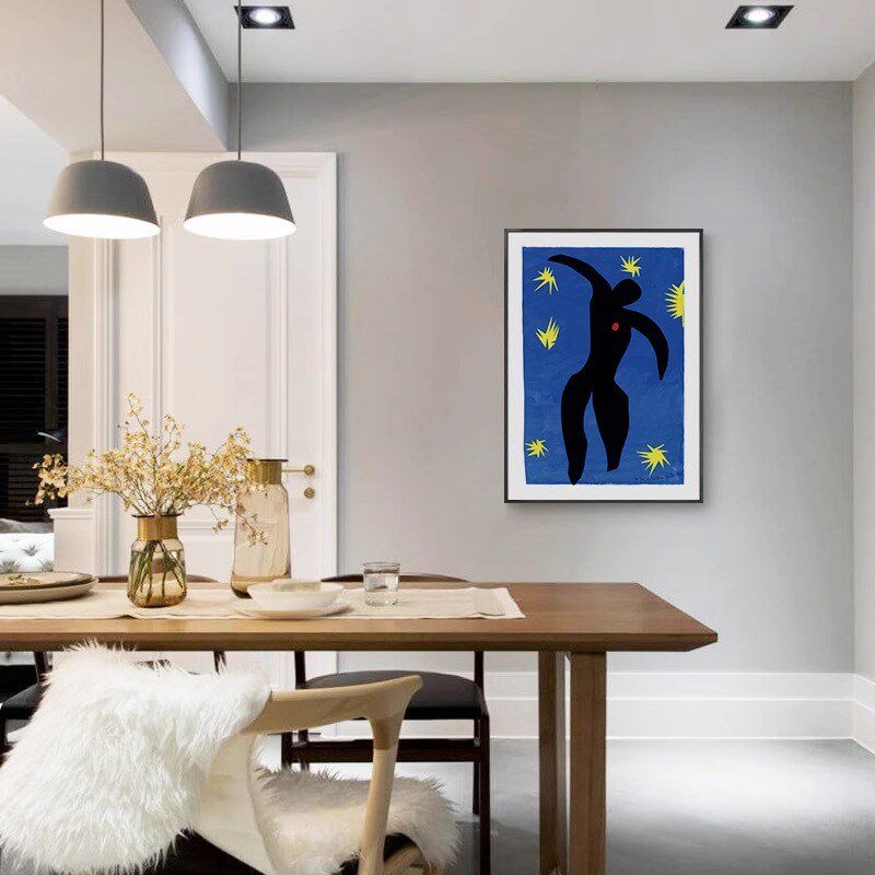 马蒂斯 a伊卡洛斯 大师经典剪纸简约 Icarus Matisse 艺术装饰画