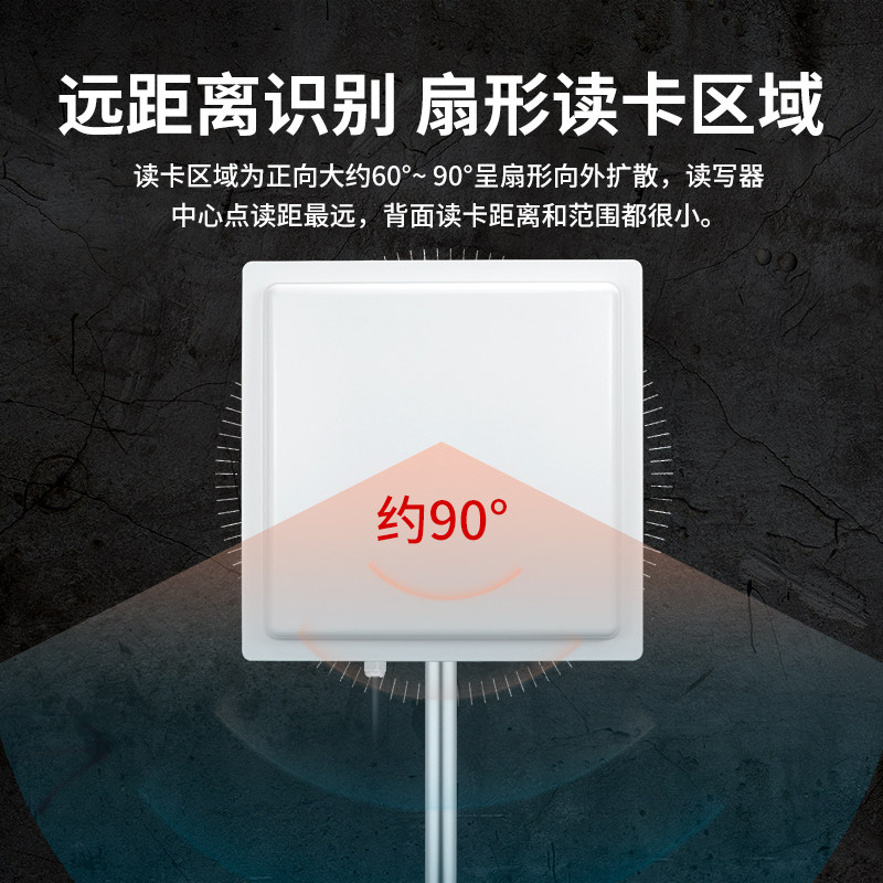 RFID超高频12kdbi单串门禁读卡器