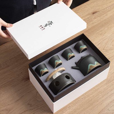 Yuanshan Liang Pot Kung Fu Tea Set Complete PSet of Hand-pai