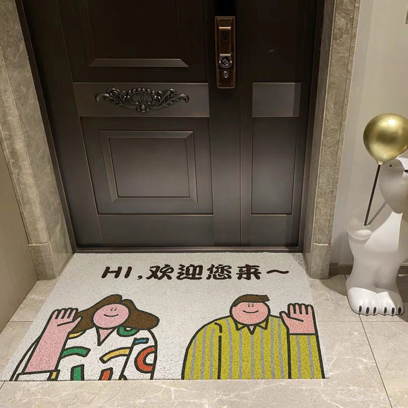 欢迎光临进门垫好寓意入户门v玄关地垫丝圈室外地毯家用耐脏踩脚,居家布艺,家用脚垫,淘宝优惠券,粉丝福利购,淘宝优惠卷