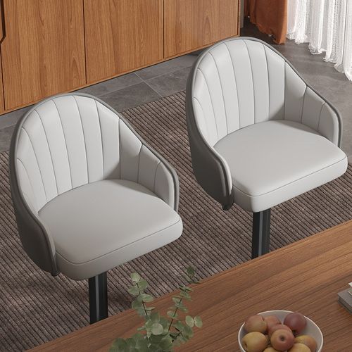 轻奢吧台椅升降旋转美甲椅家用前台坐椅收银台O酒吧KTV高脚吧凳椅