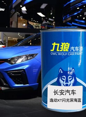九狼汽车a漆长成品安汽车漆逸动XT蓝色DT耀动红雪域白ET闪光深海