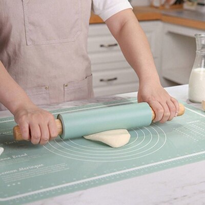 Non-stick Rolling Pin Dumpwling Rollers Cake Dough Noodles R