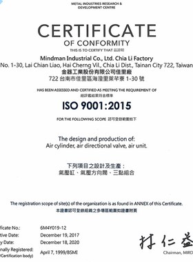 金器mindman气缸MCCN-11-63-25-50-7E5-100-125-150-200-300A