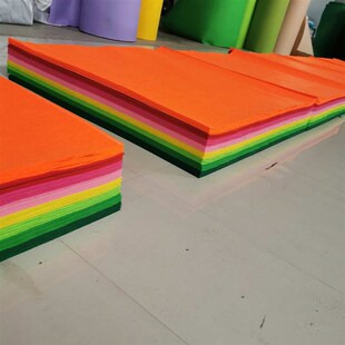 艺剪纸布手工2mm幼儿园色彩色diCy不作工环织布装饰毛毡24毛毡创