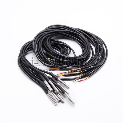 DS18b20数字温度传感器探头 不锈钢封装防水型 18b20水温探测温线