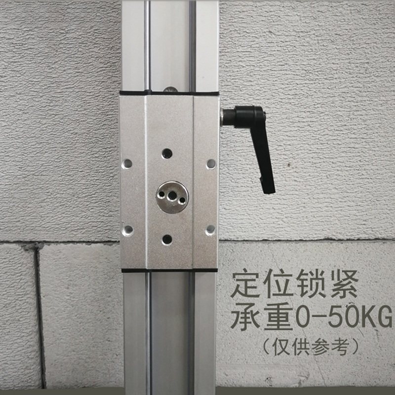 内置双轴心直线运动导轨SGR15 20锁紧定位铝滑块精密机械滑台轨道