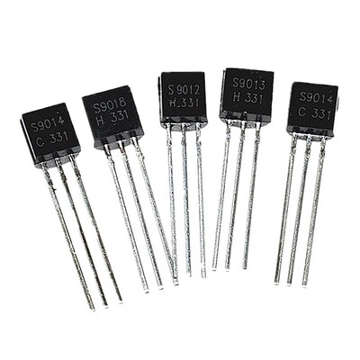 三极管 S9011/S9012/S9013/S9014/S9015/S9018 NPN/PNP 直插TO-92