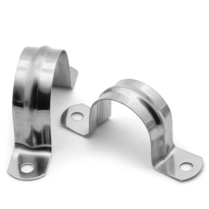 304不锈钢骑马卡水管扣U型管卡马鞍卡M16M20M25M32M40M45M1Y10M20