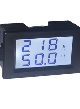 数显交流电压表发电机频率表50Hz60Hz AC110V220V380V双显VH817Y