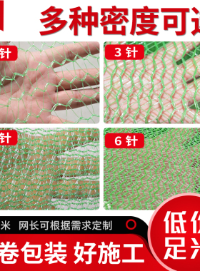 2针3针4针6针盖土网工地防尘网绿化网绿色覆盖网盖煤网盖沙网黑色