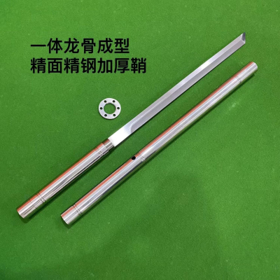 一体手工锻打银龙唐横棍刃反接款传统工艺品户外多功能防身未开刃