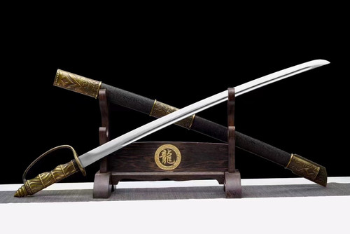 65式骑兵手工锻造弹簧钢一体唐横刀绣春刀防身冷兵器长款刀未开刃