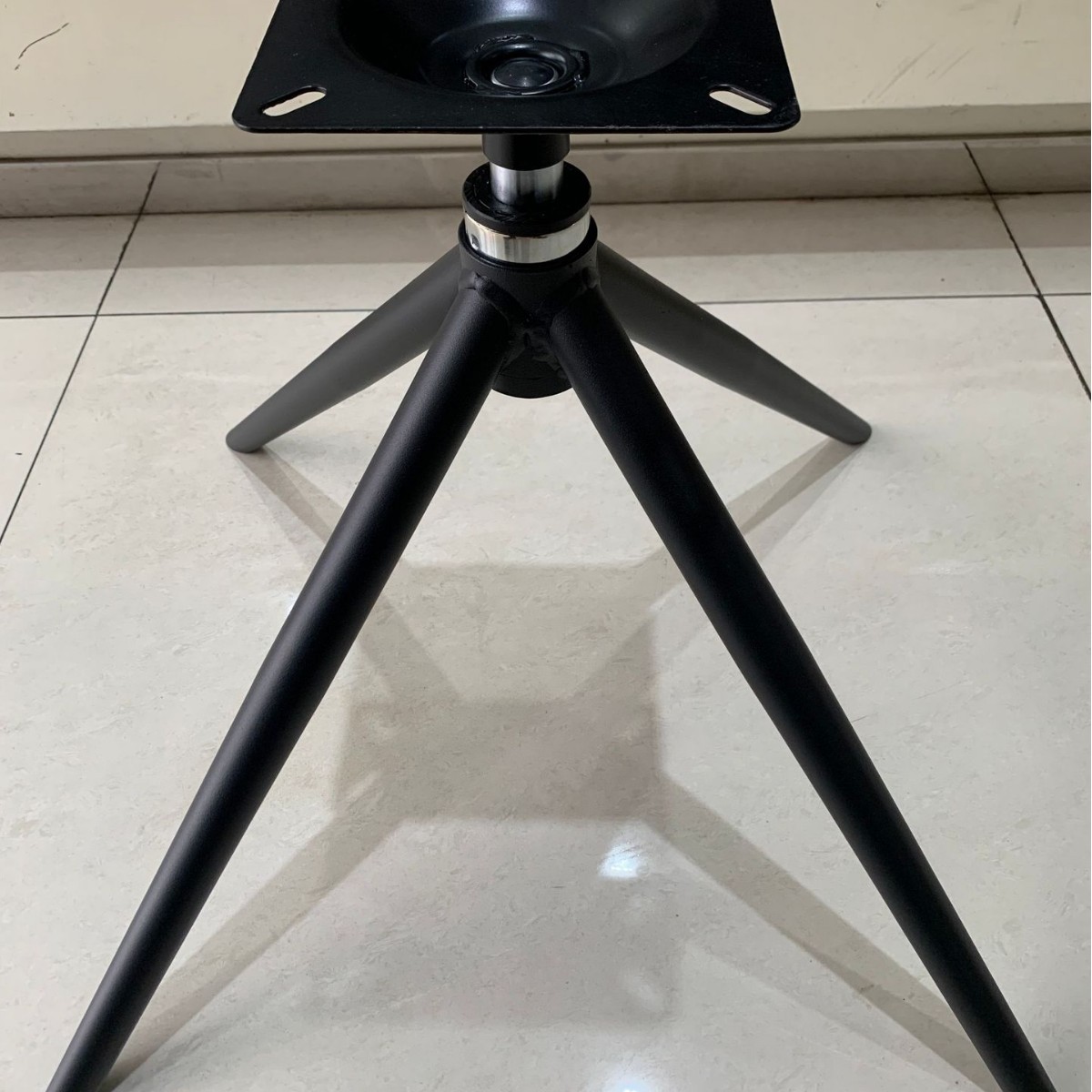 工厂直销四爪高脚四星脚配旋转杆托盘休闲椅子底座脚户外椅配件