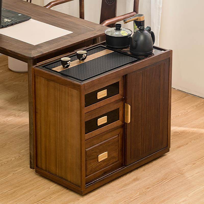 胡桃木茶桌家用小茶台边柜茶车北美家用泡茶吧几烧水壶一体茶水柜,模玩/动漫/周边/娃圈三坑/桌游,模型制作工具/辅料耗材,淘宝优惠券,粉丝福利购,淘宝优惠卷