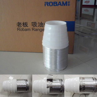 厨房抽油烟机排烟管变径圈变径管大转小接头180转140烟管对接配件