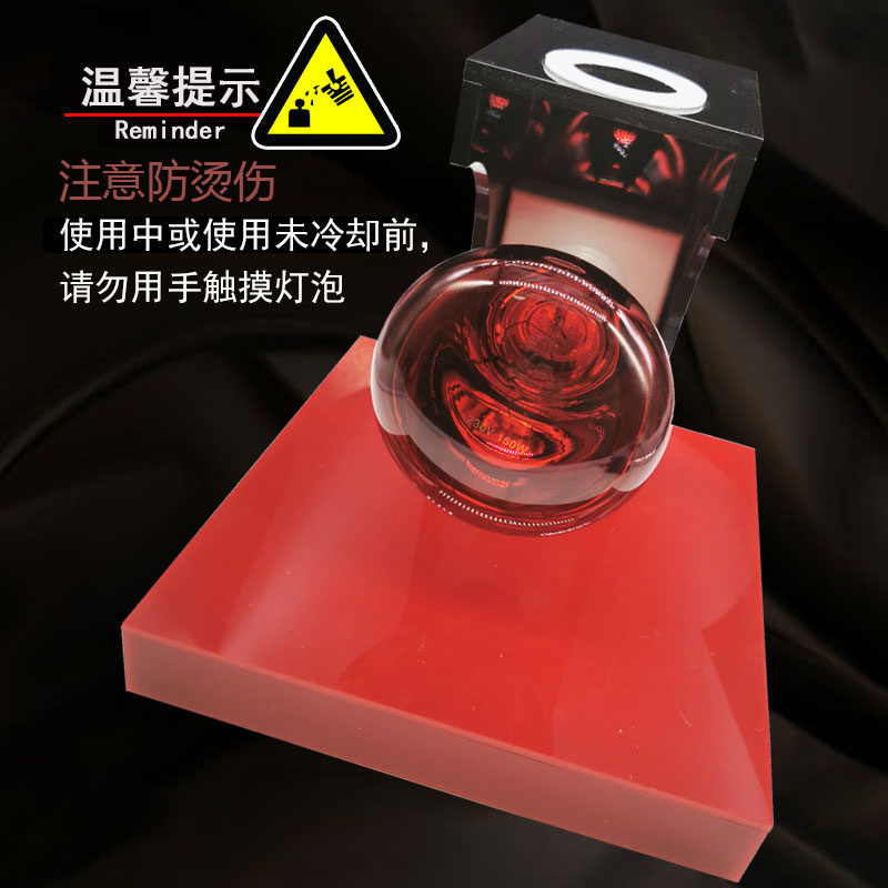 汽车太阳膜测试烤灯箱玻璃膜温度隔热性能测试仪器展柜红外线烤灯