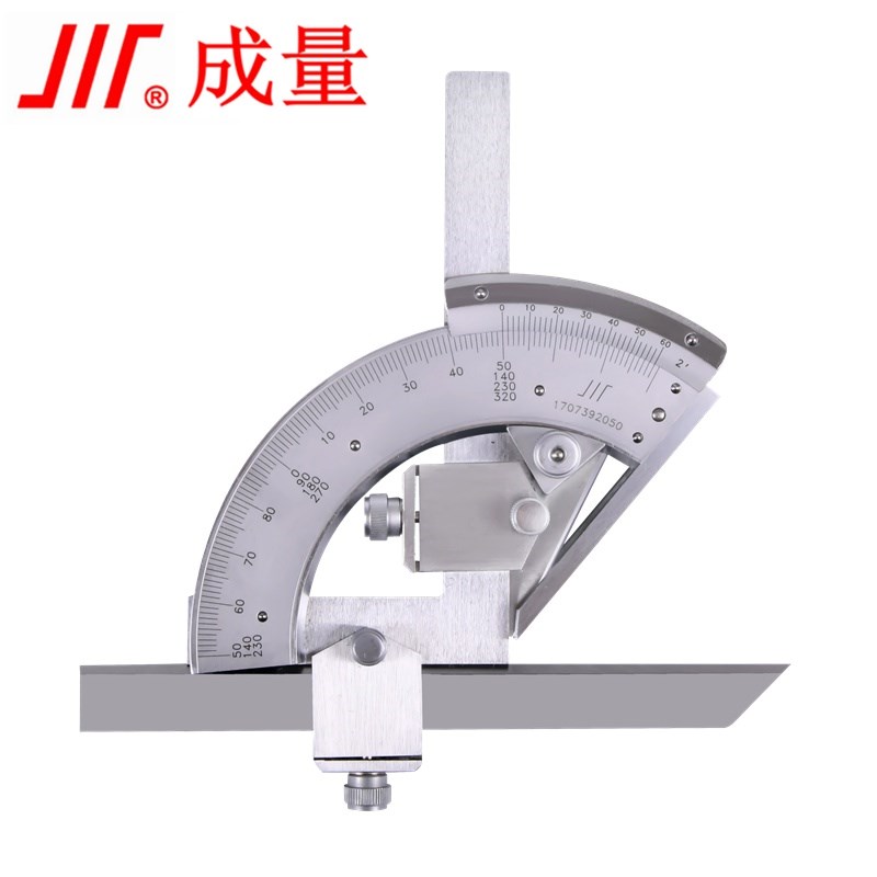 成量万能量角器0-320度 2 z带表万能角度尺0-360 精度5分