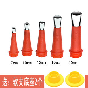 打胶好物不锈钢胶嘴可拆卸底座架构胶枪打胶神器密封胶玻璃胶枪嘴