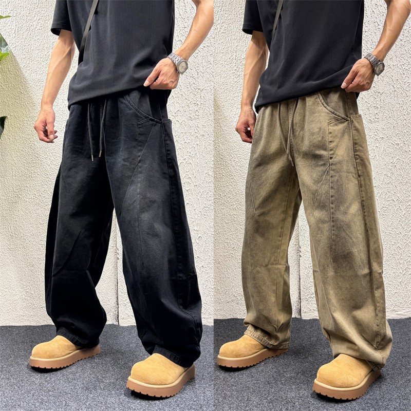 秋季新款设计感休闲裤男
