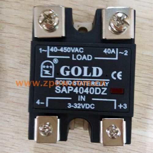 原装固特GOLD经济型单相固态继电器SAP4040DZ直流控交流SSR-40A