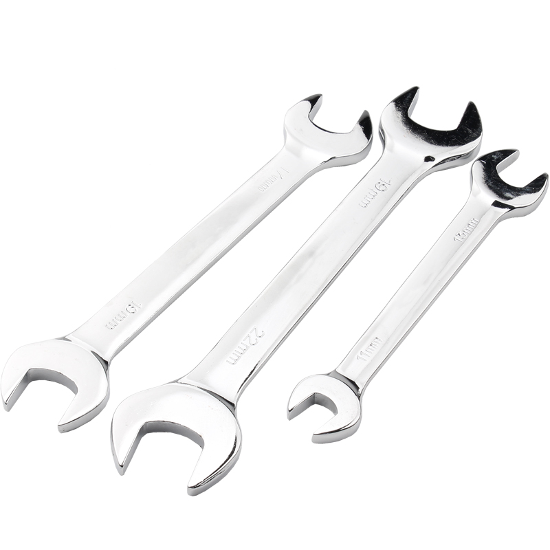 梅开两用开口扳手工具汽修家用防滑扳手双头呆扳手5.5mm-32mm