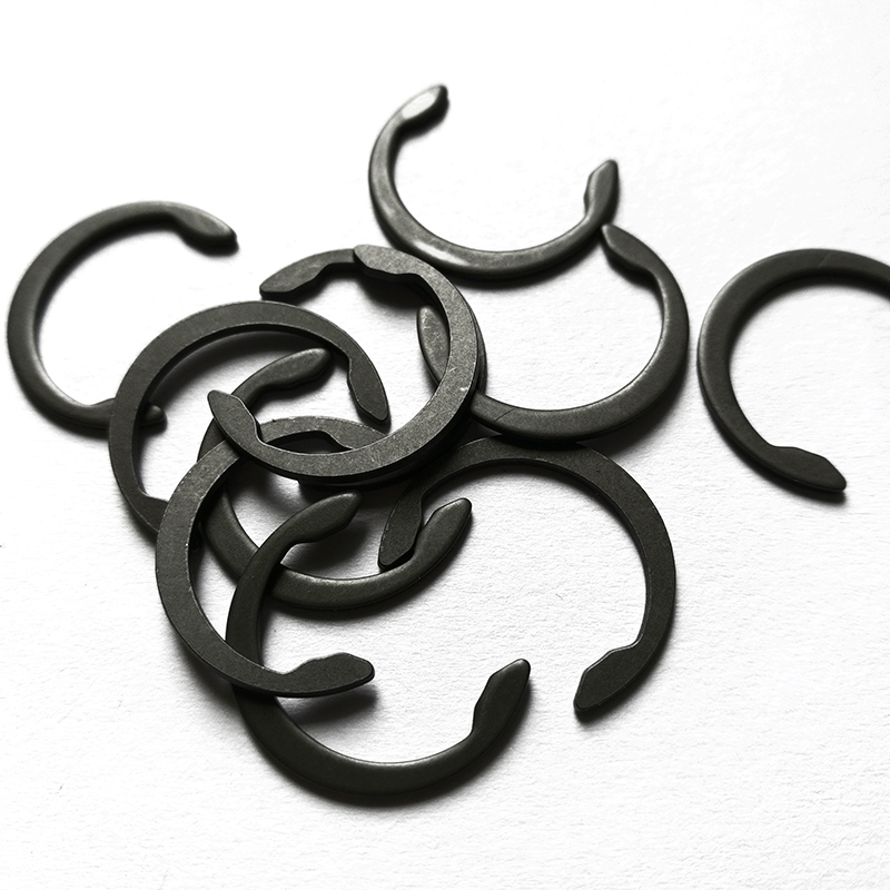 1800C型开口挡圈 夹紧挡圈 新月形开口挡圈 半圆卡簧 C型卡簧3-45