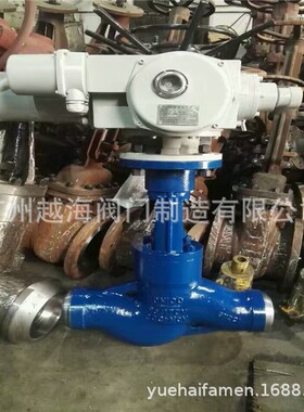 J961H/Y-64C/900LB 高压高温锻钢A105电动承插焊接截止阀