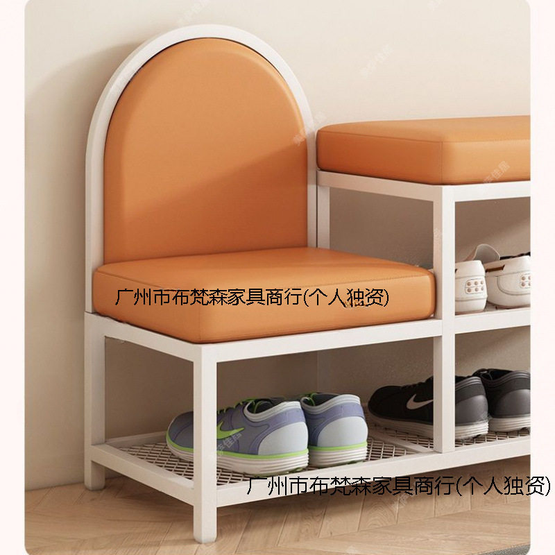 轻奢换鞋凳门口家用玄关鞋柜坐凳一体入户穿鞋凳长条可坐亲子鞋架