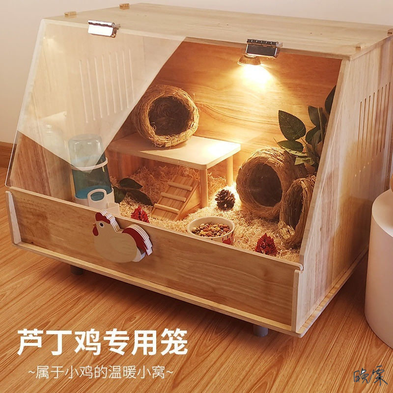 芦丁鸡恒温箱芦丁鸡饲养爬行宠物笼别墅蛇类推拉门基础宠物育雏