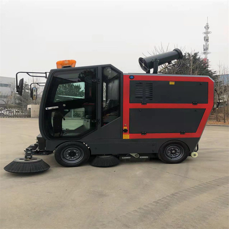 小区物业环卫清扫车 洒水吸尘扫地机扫路车 乘坐式电动扫地车