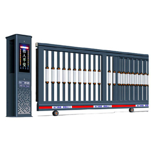 沅陵县财门麒麟电动平移门无轨伸缩门工厂大门庭院折叠门厂家供应