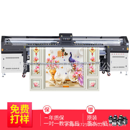 广告灯箱UV打印机 刀刮布广告UV打印机3.2米软膜灯箱UV卷材打印机