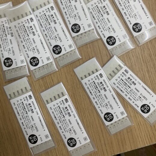 日本原装RKC理化ST-50热电偶片状感温线 带状测温线工业测温