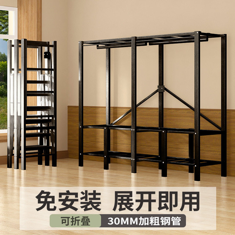 立构衣柜免安装可折叠衣柜家用卧室结实耐用布衣柜出租房简约衣橱