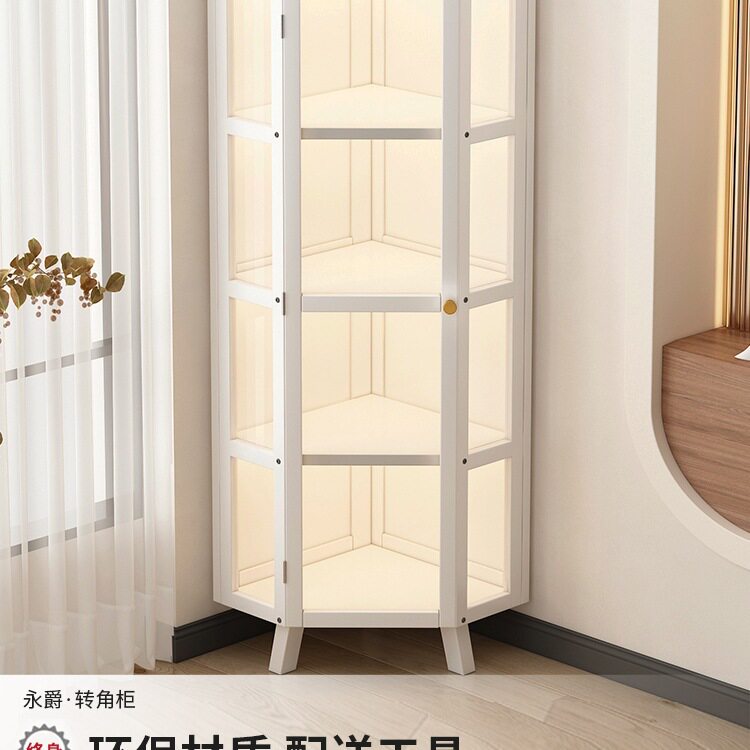 转角柜墙角落地收纳客厅餐厅
