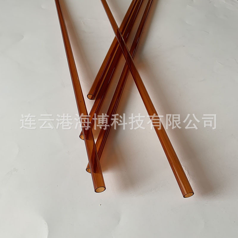 彩色石英管 耐腐蚀耐高温 石英玻璃异形管 玻璃加热管