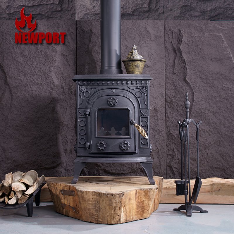 纽波特FS17号铸铁真火燃木美式欧式别墅自建房家用小型壁炉取暖器