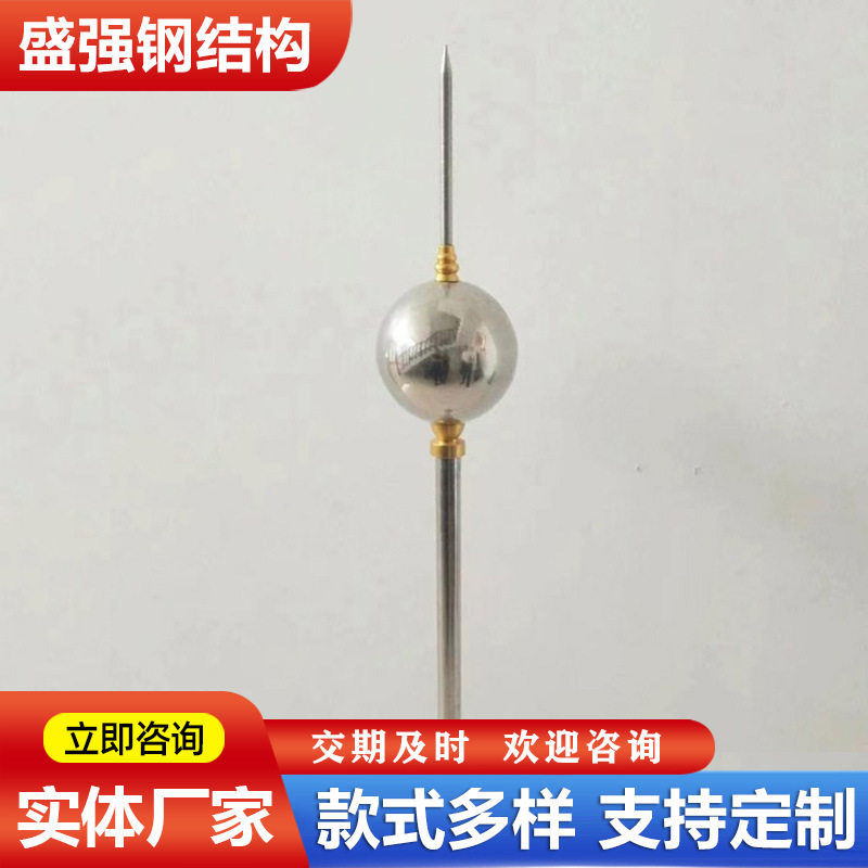 厂家各类型避雷针 镀锌避雷针 避雷针塔电力镀锌接地桩线避雷针