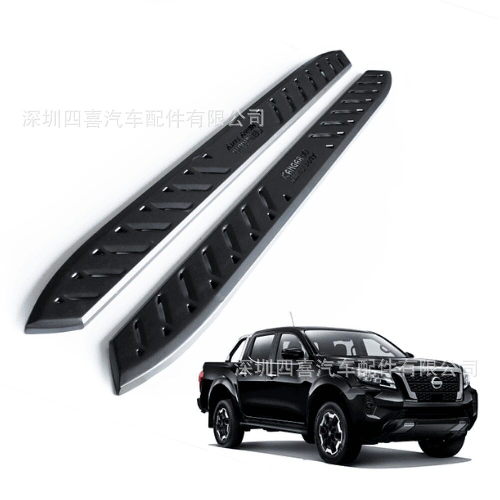 适用于皮卡4X4改装侧踏板Iron iron navara 2021-2024 heavy duty