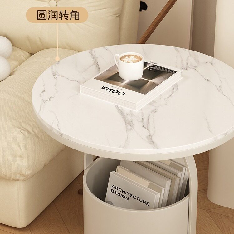床边桌圆桌迷你小茶几简约边几卧室角几收纳创意沙发边几创意简易