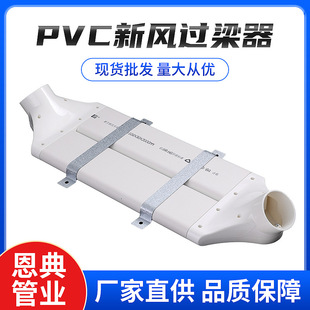 横梁扁管过渡器 ABS风管转接pvc过梁器 新风系统过梁器 通风扁管