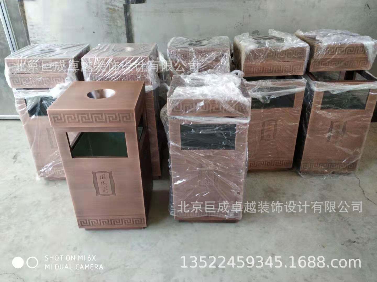 不锈钢花盆花钵垃圾桶户外果皮箱分类公园景区酒店大堂厂家