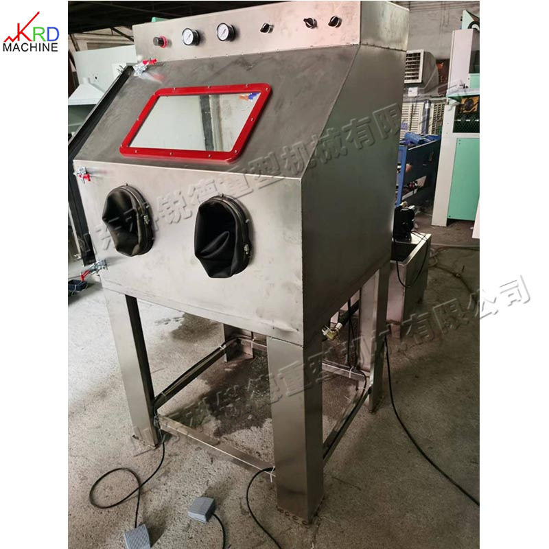 手动湿式喷砂机小型不锈钢湿式去尘器五金干湿两用喷砂除锈设备
