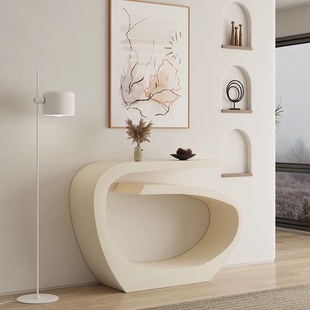 轻奢正对大门玄关柜意式 饰柜玄关桌 创意玄关台案台现代创意玄关装