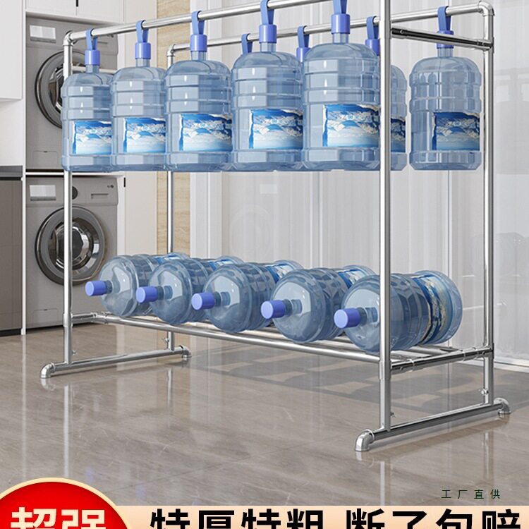 镀锌钢管晾衣架简易落地户外室外双杆水管晒被家用阳台挂衣凉衣架