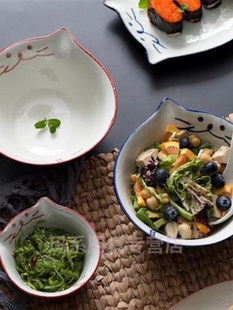 库高档可爱日式 家用246餐具碗盘碗筷情侣单一二四两厂 碗碟套装