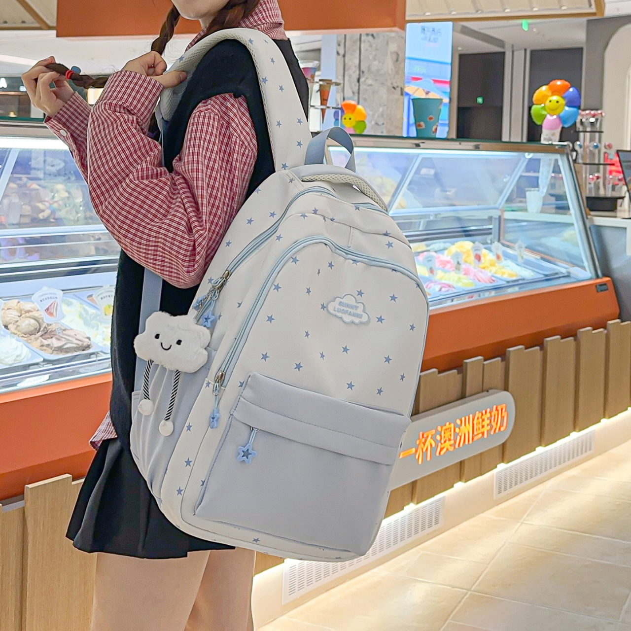 书包初中生女高颜值ins风大容量